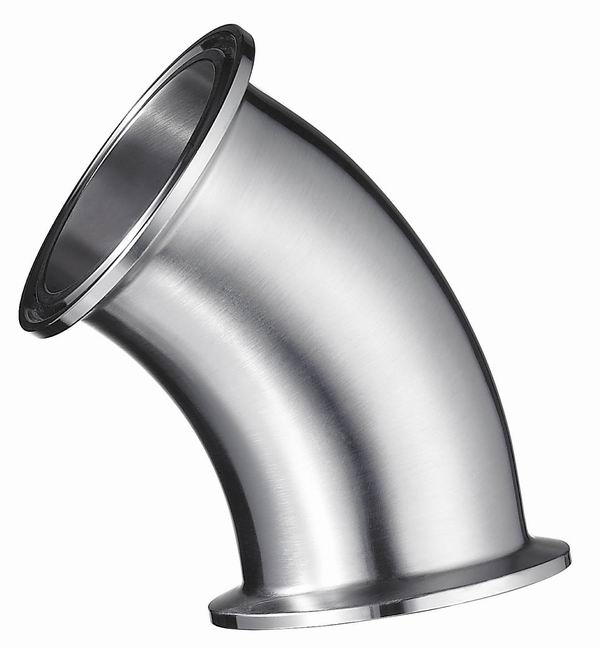 Stainless Steel Sanitary Clamp Elbow Hygienic TriClamp Elbow
