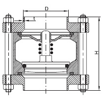 sanitary union type check valve