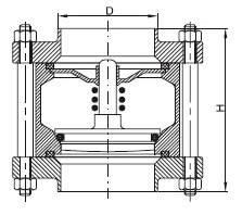 sanitary union type check valve