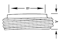 John Perry Fittings - Threaded Short Weld Ferrule