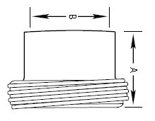 John Perry Fittings - Threaded Long Weld Ferrule