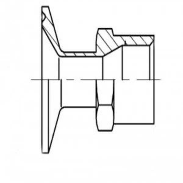 Adaptateur de filetage de tuyau sanitaire