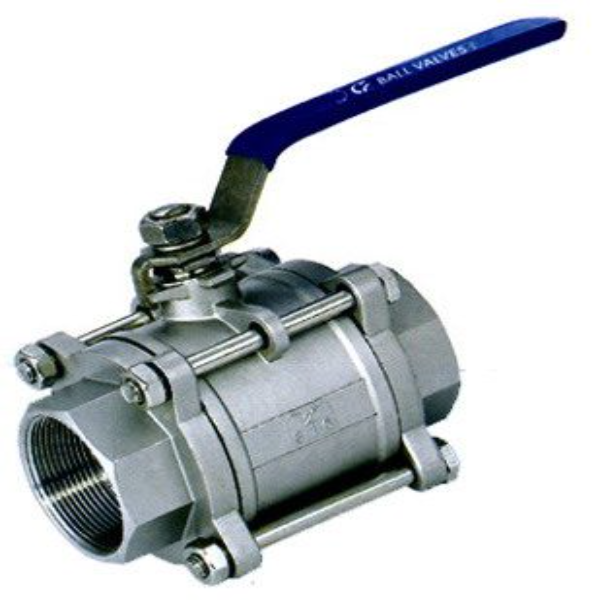 Sanitary Three Piece Ball Valve