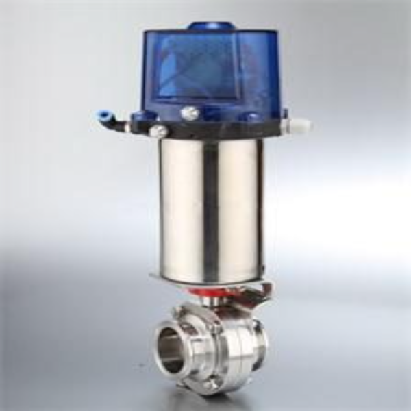 Sanitary Intelligent Pneumatic Butterfly Valve