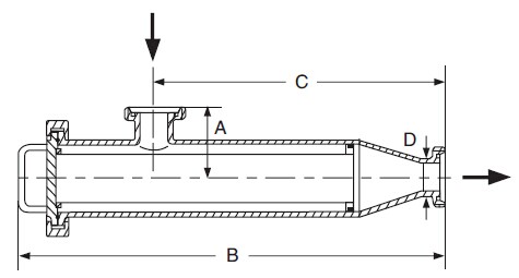 threaded Sanitary Angle type Strainer