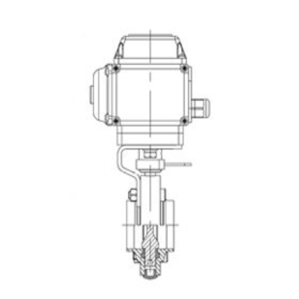 Electric Actuated Sanitary Butt-weld Butterfly Valves