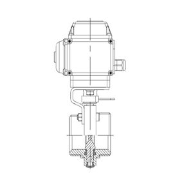 Electric Actuated Sanitary Threaded Butterfly Valves