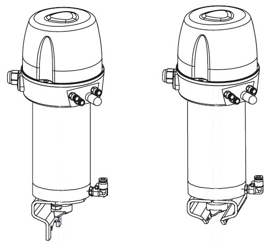 intelligent pneumatic sanitary butterfly valve