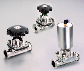 sanitary diaphragm valve