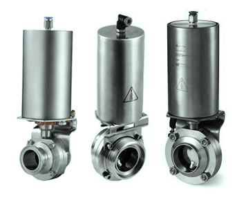pneumatic actuated butterfly valve
